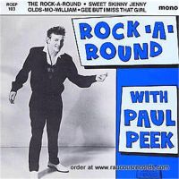 Paul Peek Rockaround 7" EP 1950s rock 'n' roll vinyl at Raucous Records.