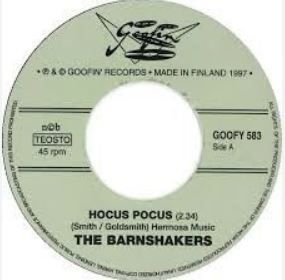 The Barnshakers Hocus Pocus 7" single rockabilly vinyl at Raucous Records.