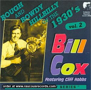 Bill Cox Rough and Rowdy Hillbilly CD