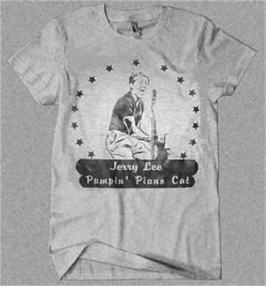 Jerry Lee Lewis Pumpin' Piano Cat T-Shirt