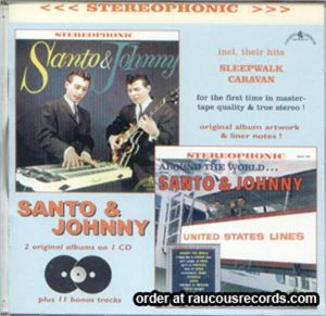 Santo & Johnny + Around The World CD